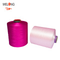 75/36 recycle polyester dope dyed yarn dty semi-dull textured yarn